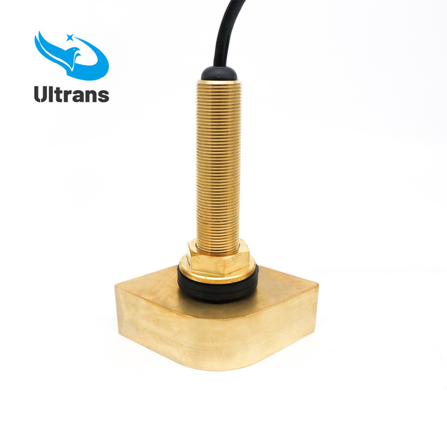 200 kHz 50 kHz de tipo FB ultrasónico transductor de rango submarino para la detección de peces de medición de profundidad